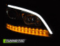 Preview: LED Tagfahrlicht Design Scheinwerfer für Mercedes Benz ML W164 05-08 schwarz mit dynamischem LED Blinker